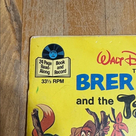Disney Brer Rabbit Record and Book - Picture 2 of 8